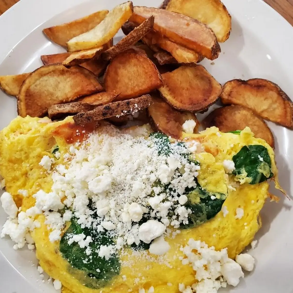Spinach & Feta Omelet