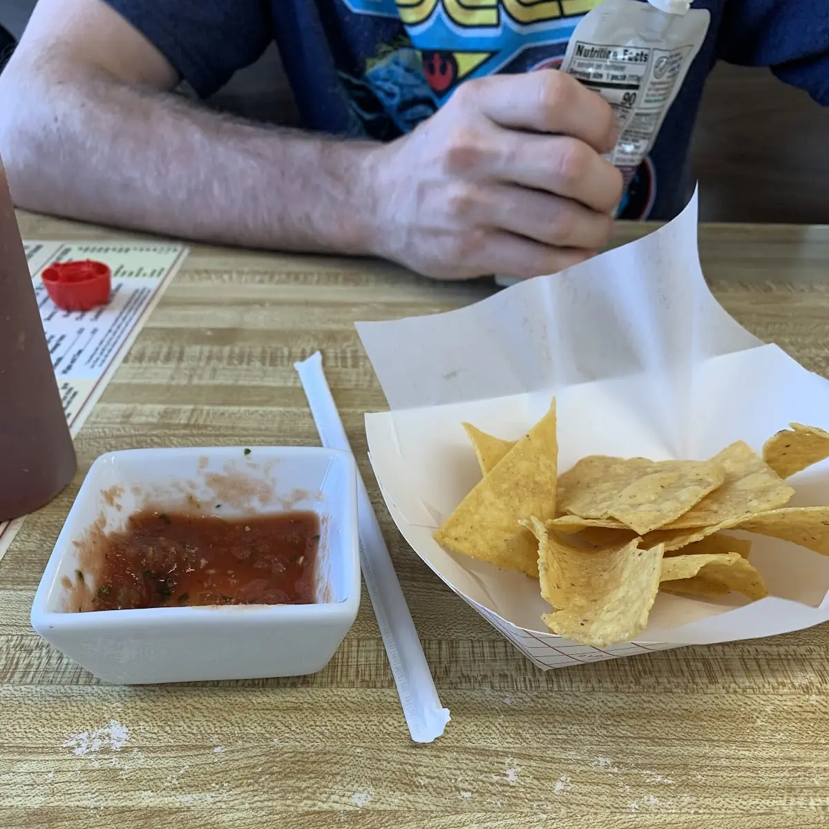 Chips and Hot Sauce