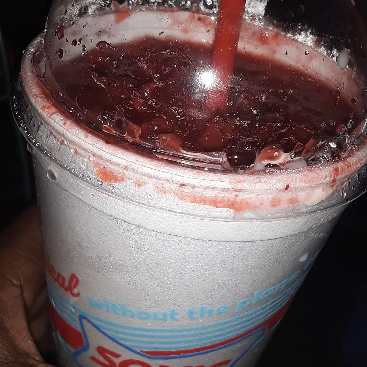 Lemon Berry Slush Float