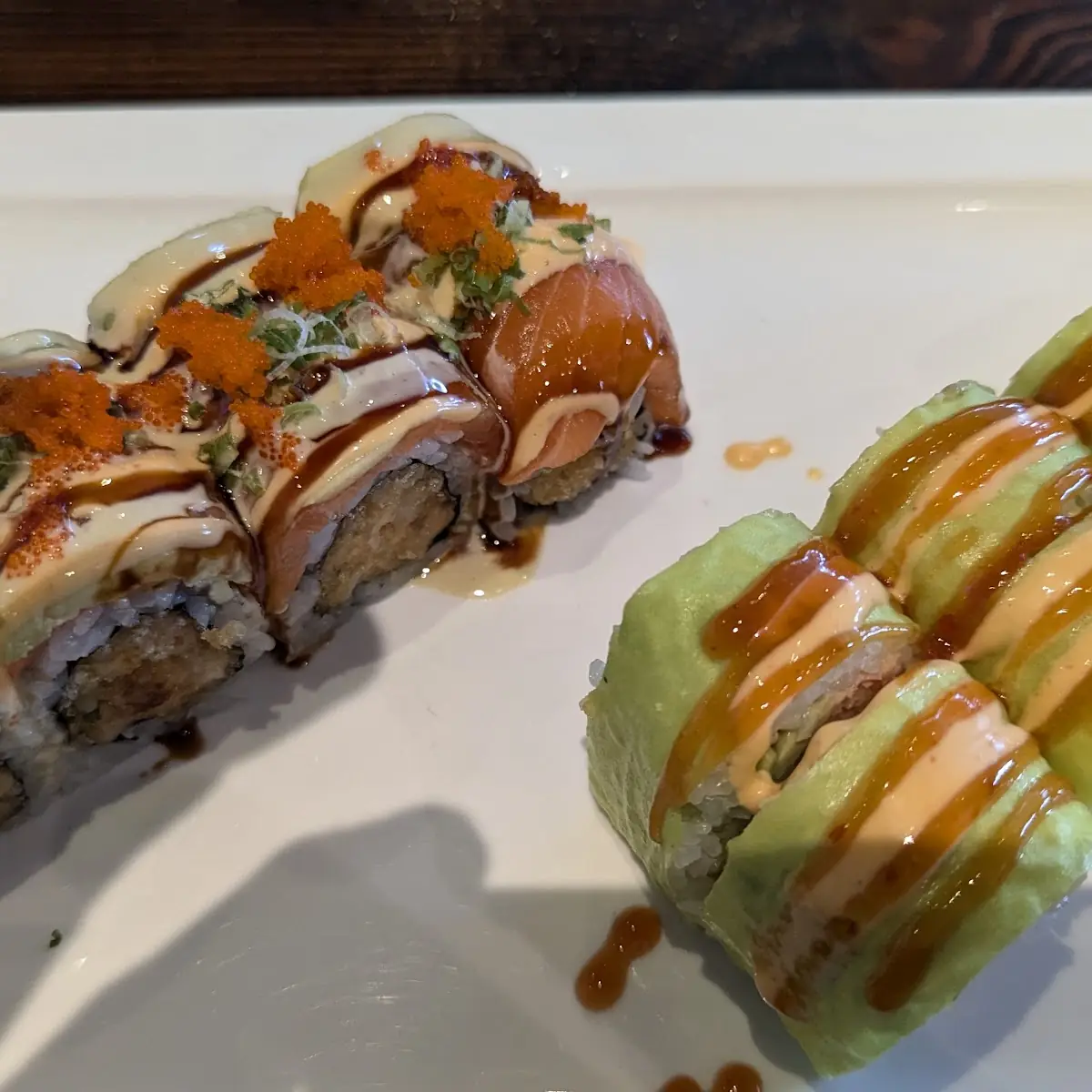 Sunrise Roll and Epic Scallop Roll
