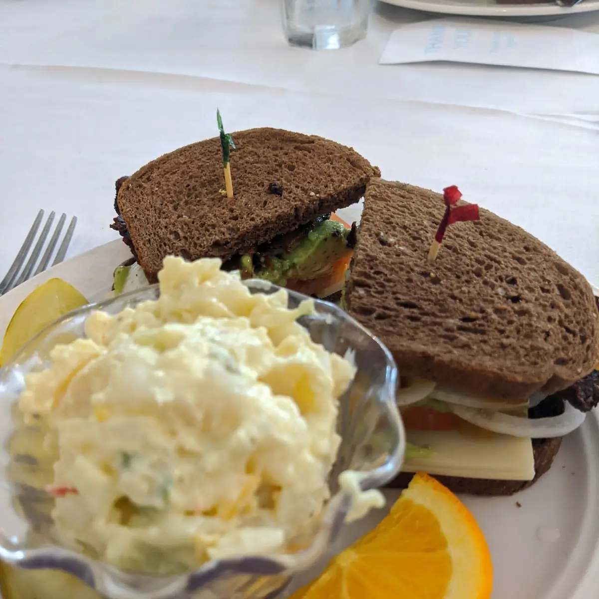 Avocado Crush on You with Potato Salad
