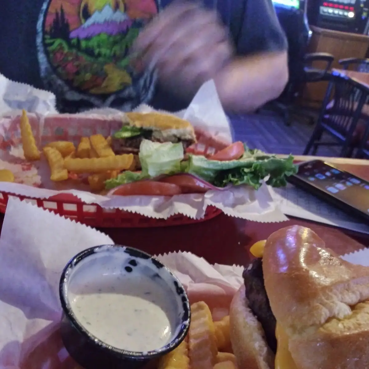 Cheeseburger and Fries