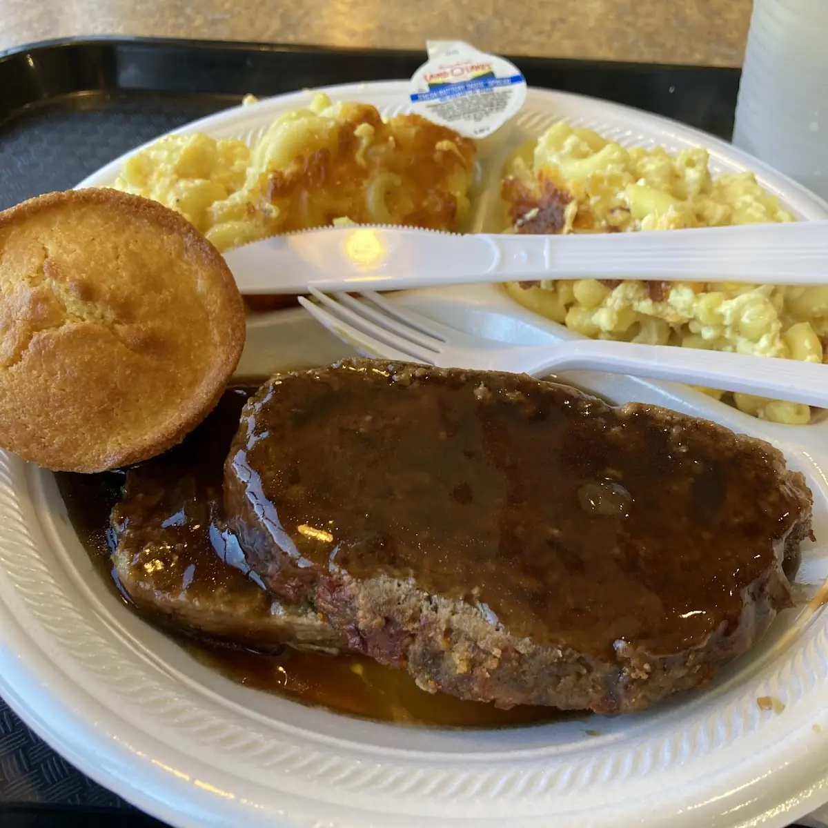 Meatloaf with Brown Gravy
