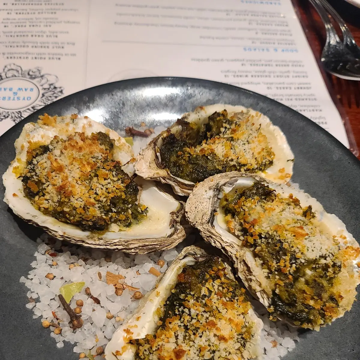 Oysters Rockefeller
