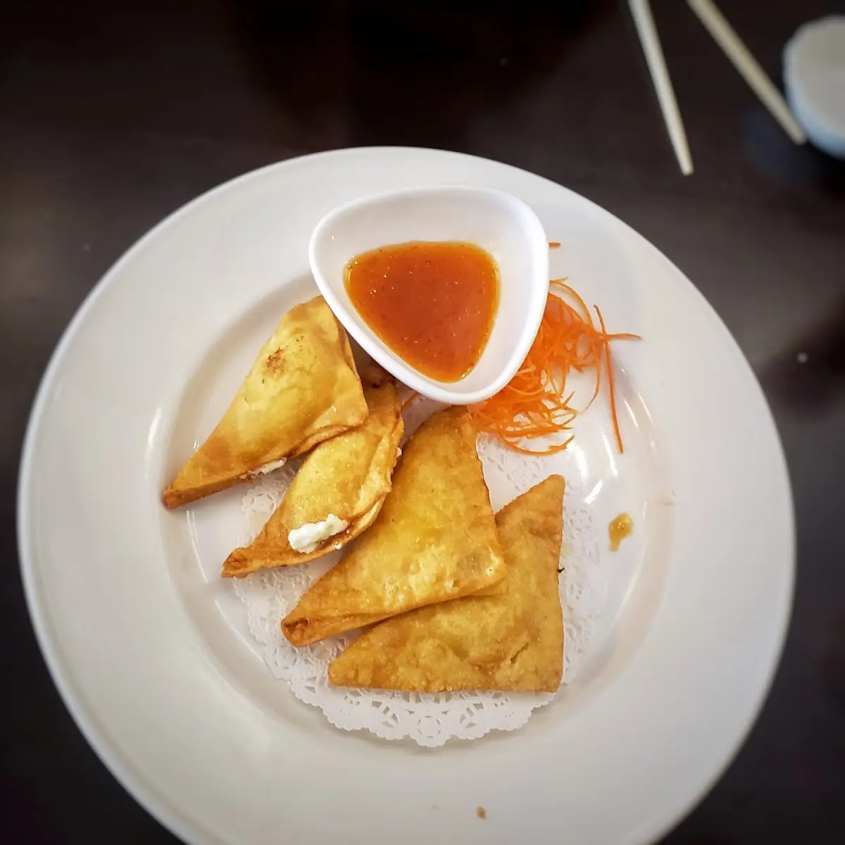 Seafood Cream Cheese Rangoon