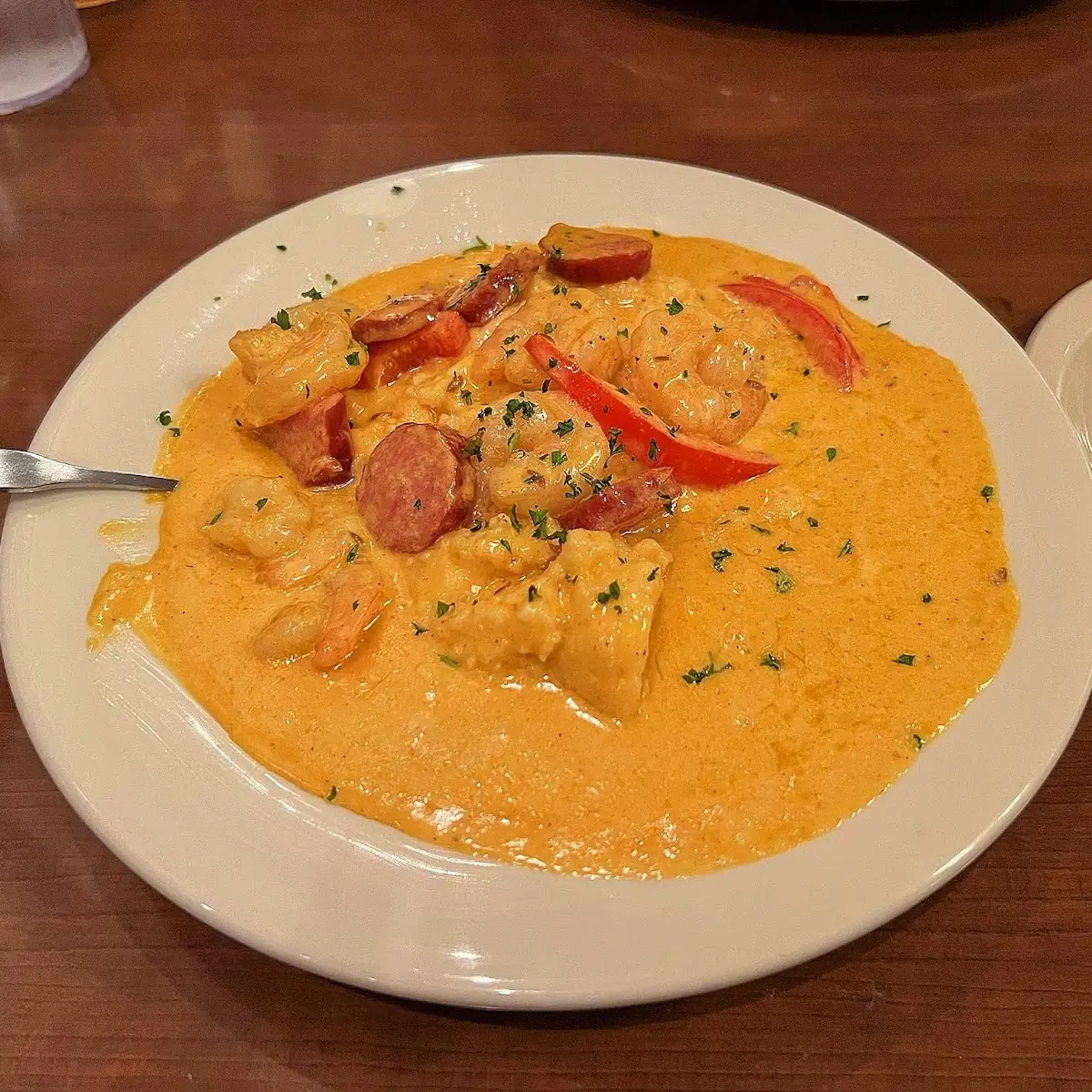 Shrimp and Grits with Cornbread