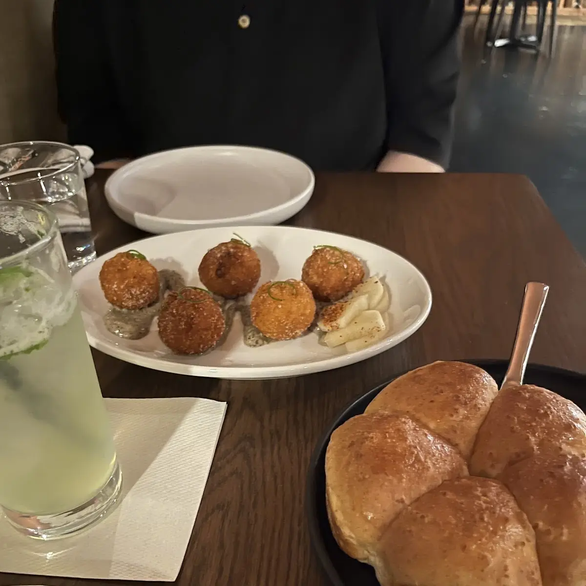 Kimchi Arancini and Bread Service
