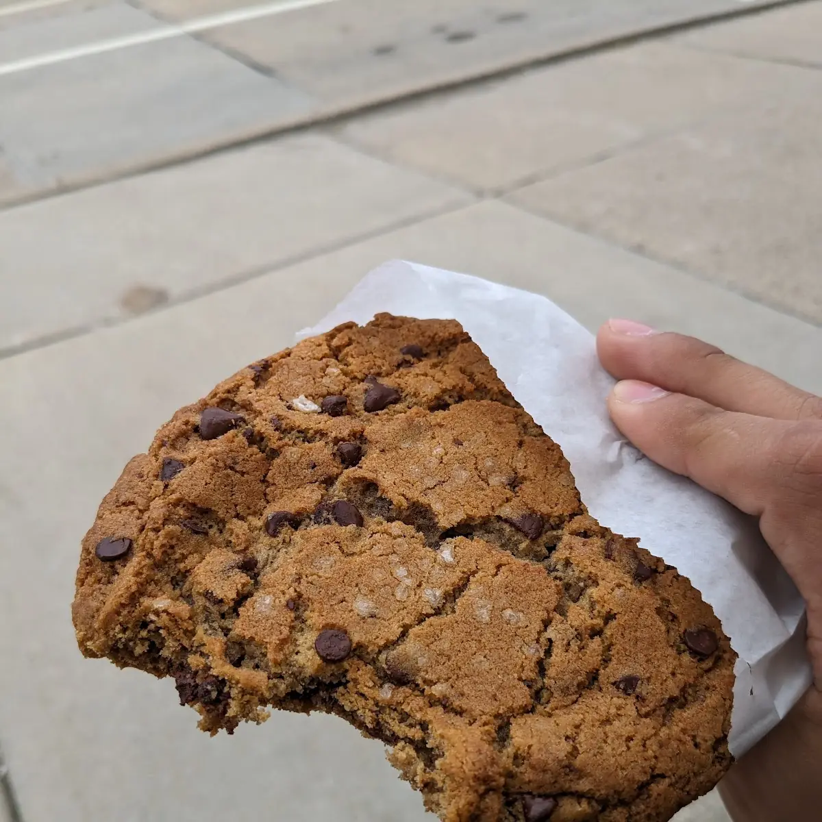 Sea Salt Chocolate Chip Cookie