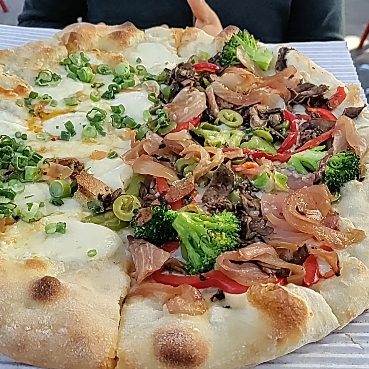 Cheese and Veggie Pizza