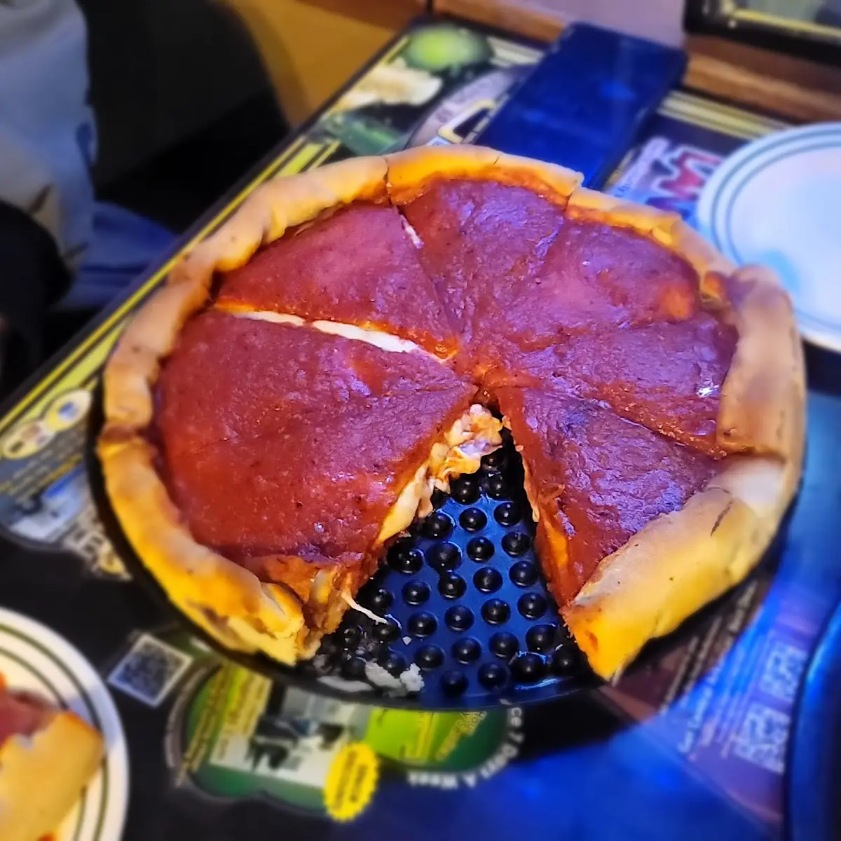 Stuffed Pepperoni with Extra Cheese Pizza