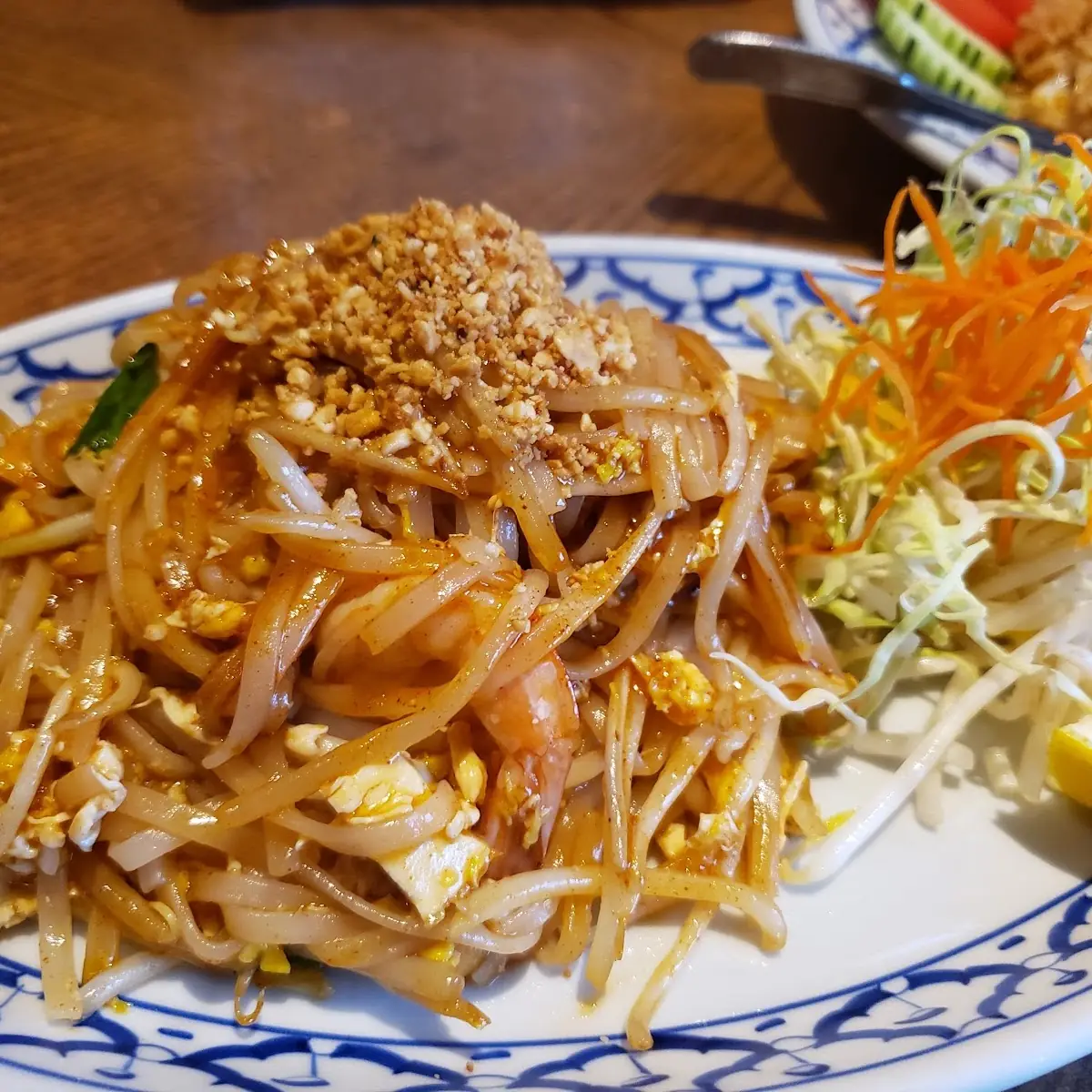 Chicken Pad Thai with Peanuts