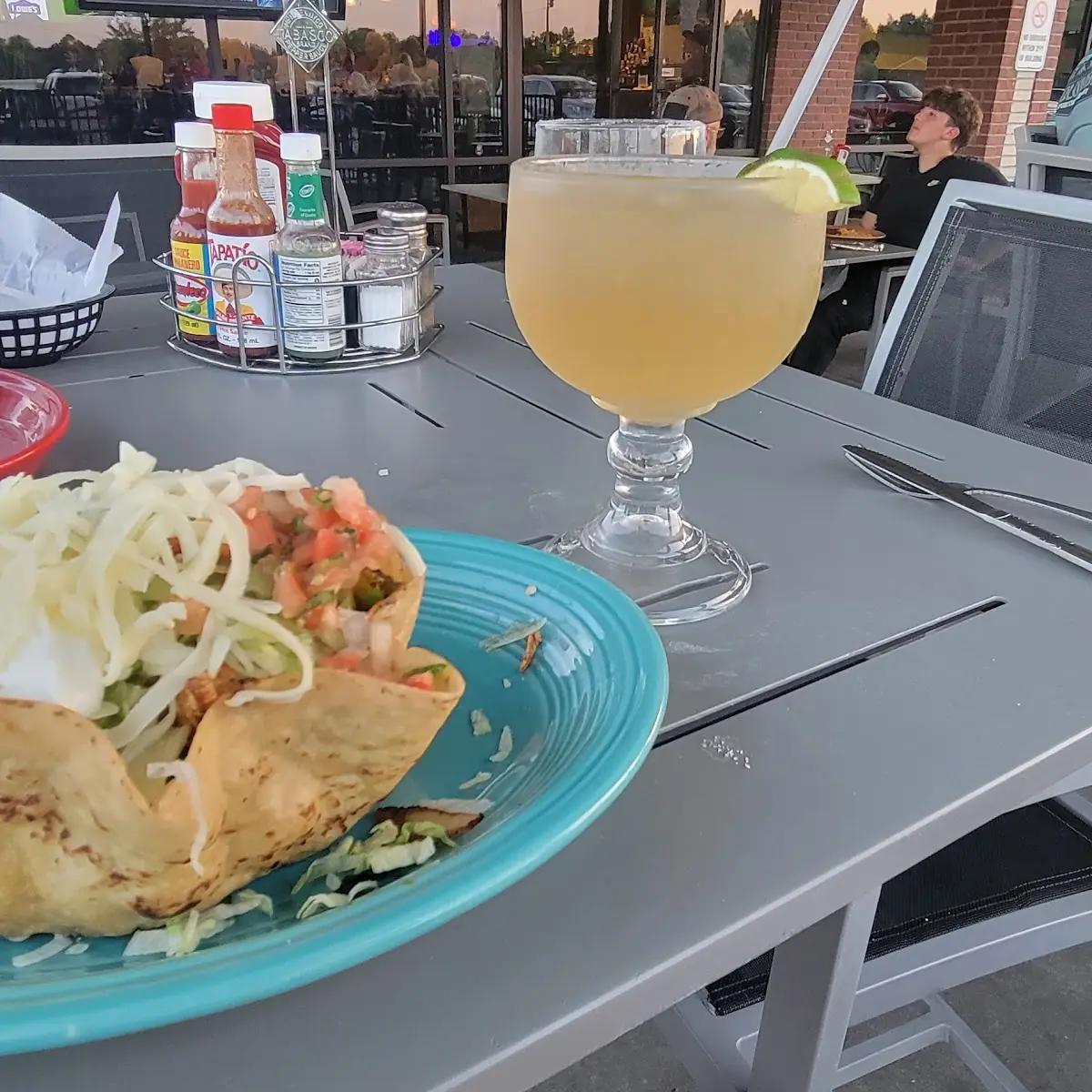 Taco Salad & Margarita