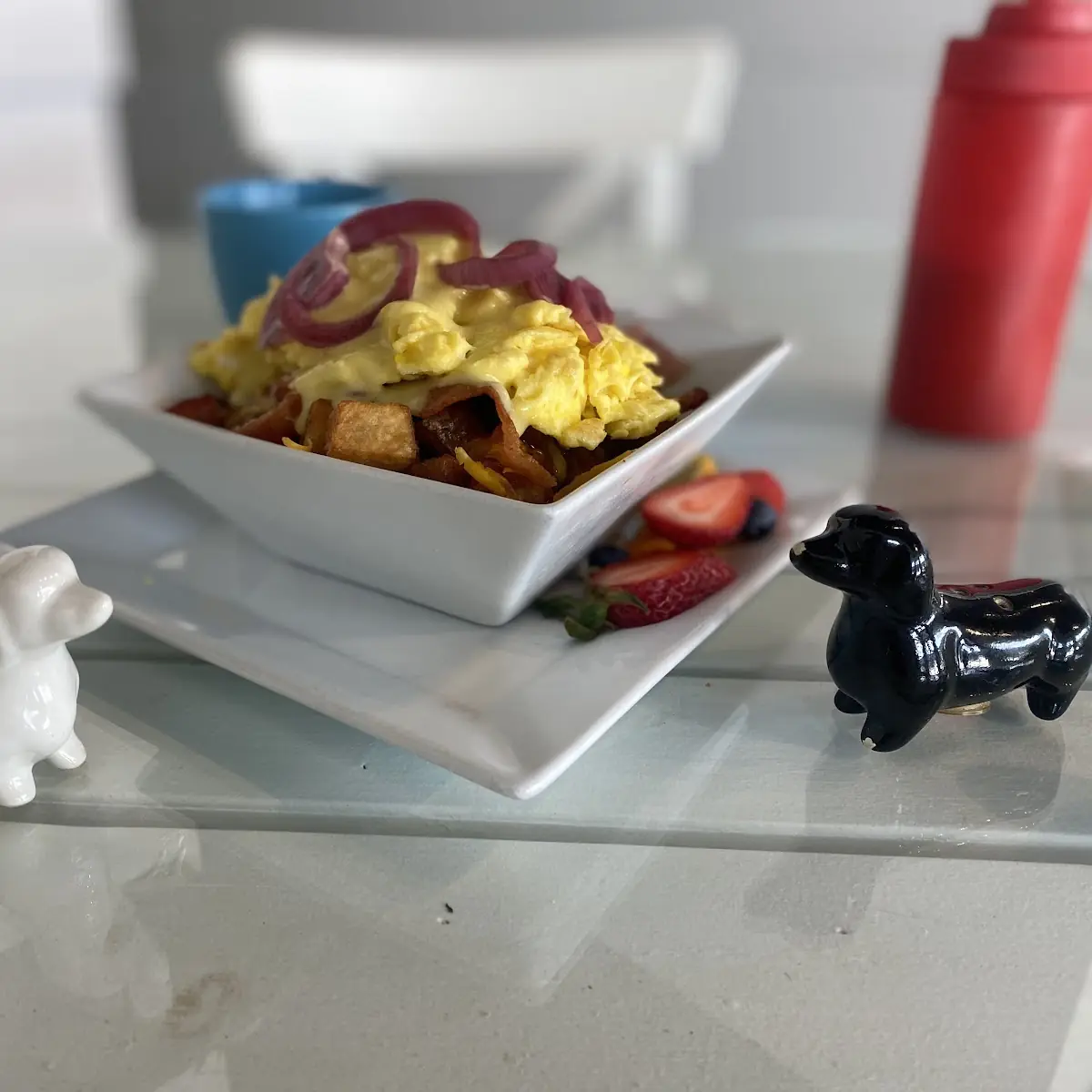 Breakfast Poutine, A Dog's Breakfast