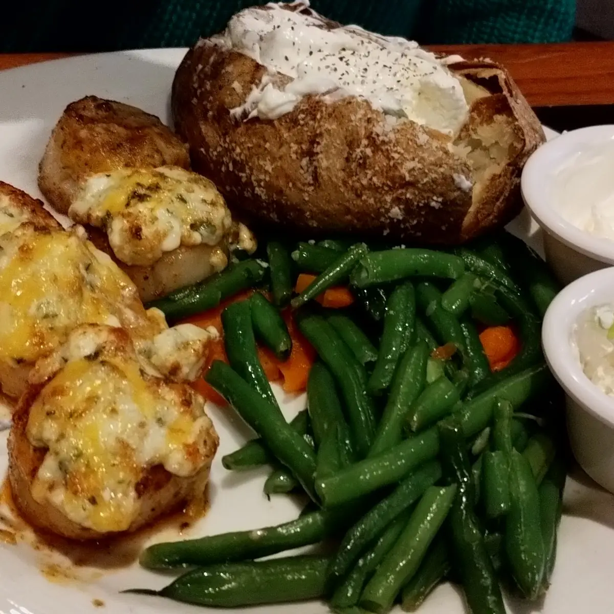 Scallops with Garlic Sauce