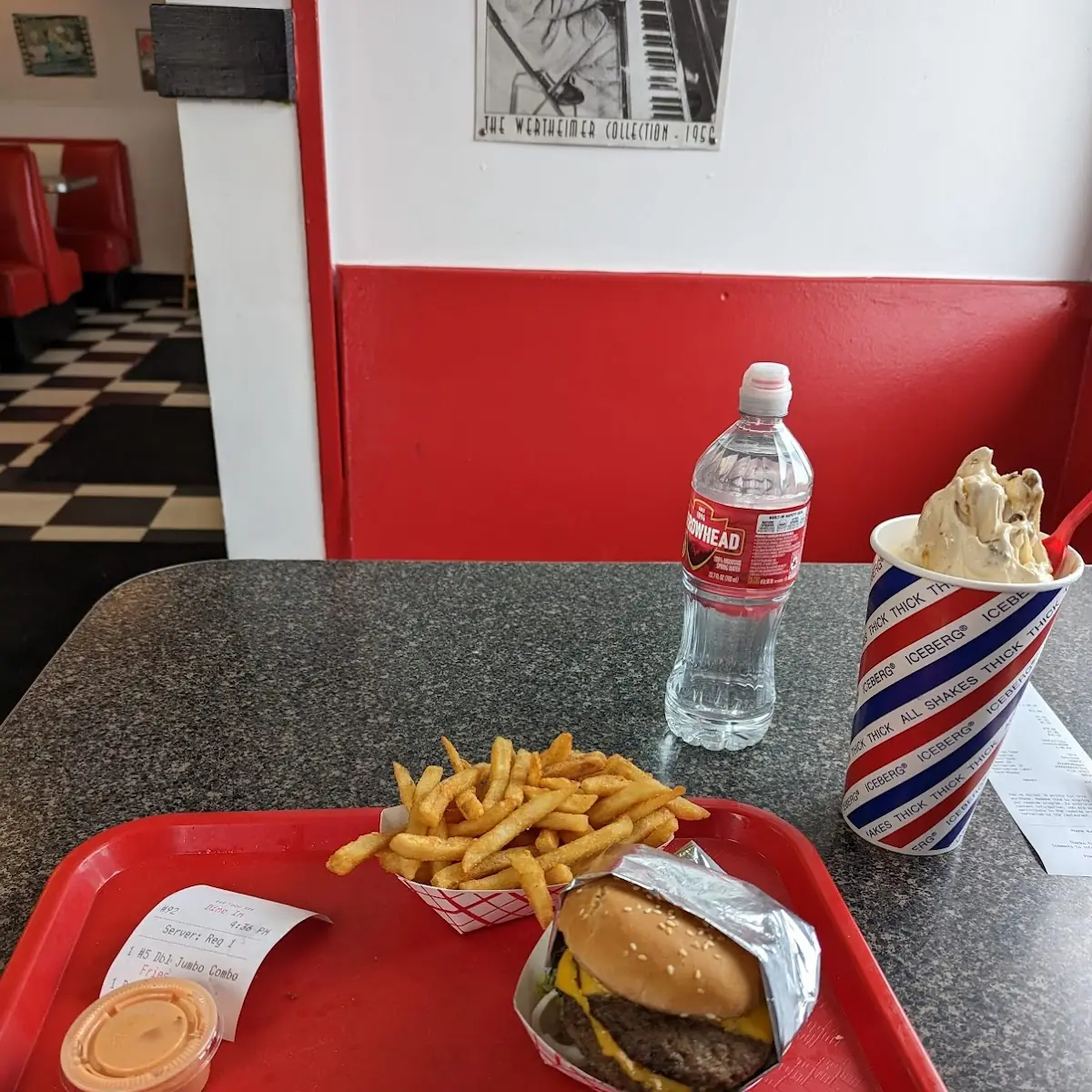 Double Cheeseburger Combo and Mini Shake