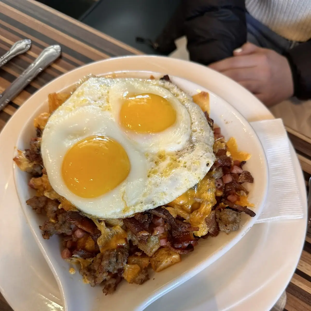 Corned Beef Hash & Two Basted Eggs