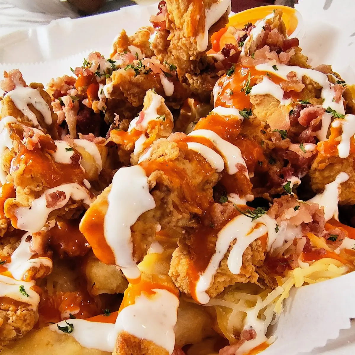 Loaded Buffalo Chicken Fries