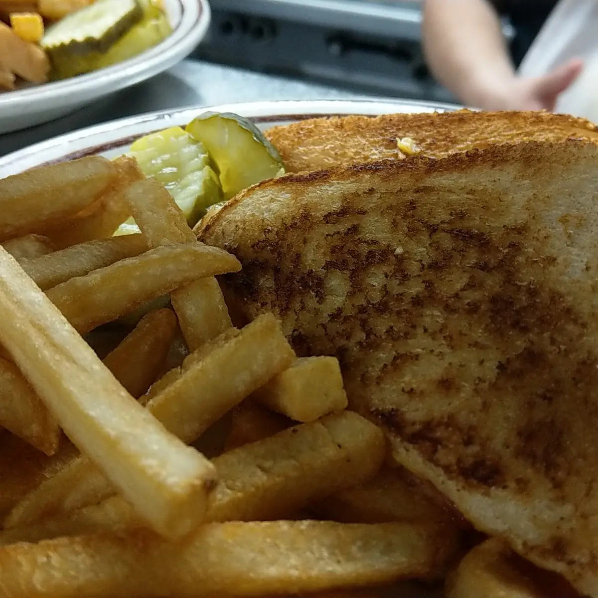 Patty Melt with French Fries