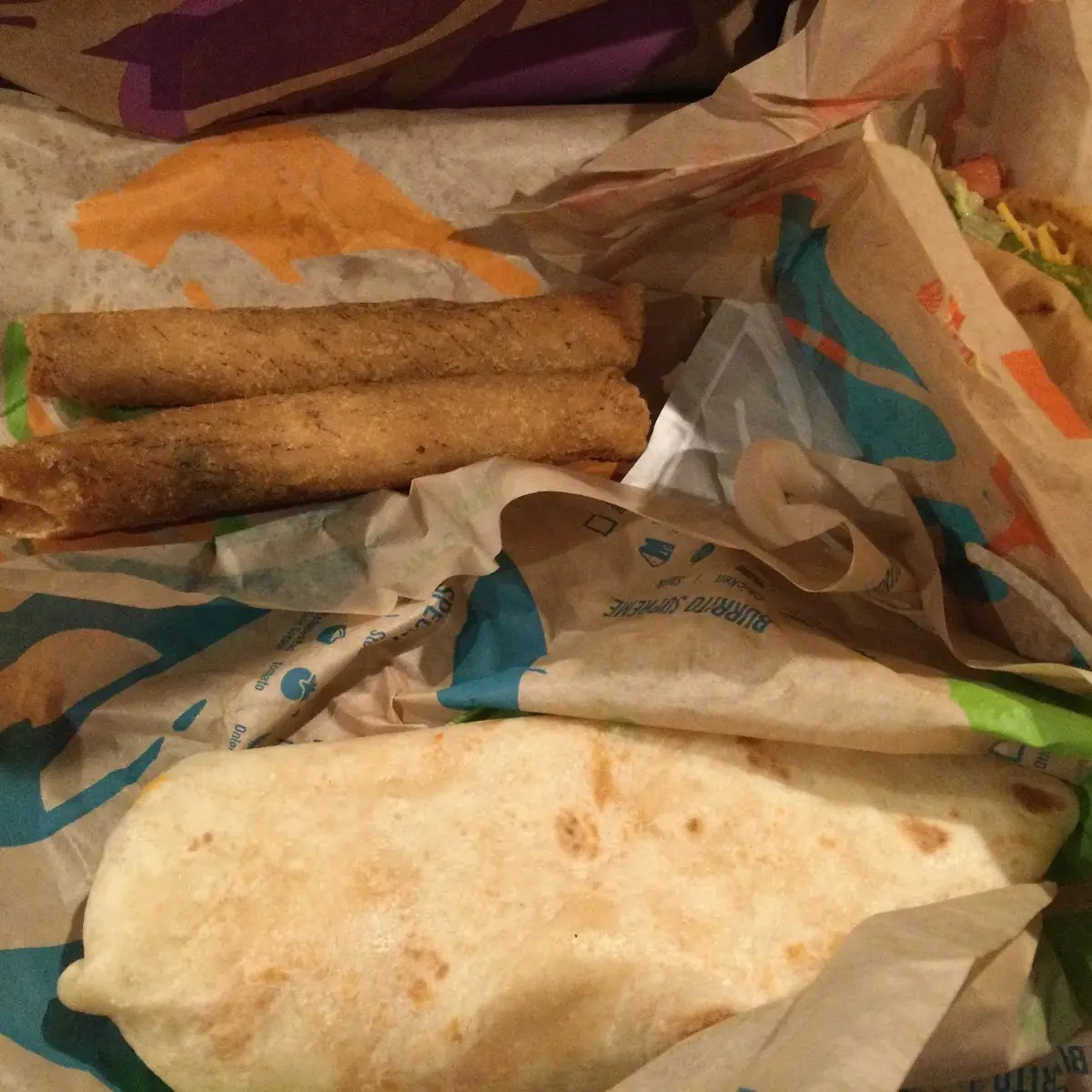 Rolled Chicken Tacos Deluxe Box
