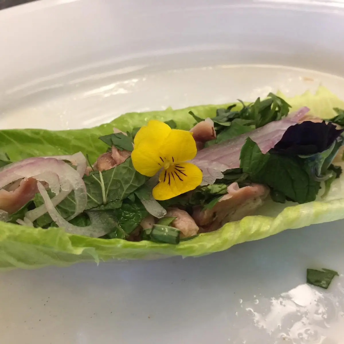 Chicken Lettuce Wrap