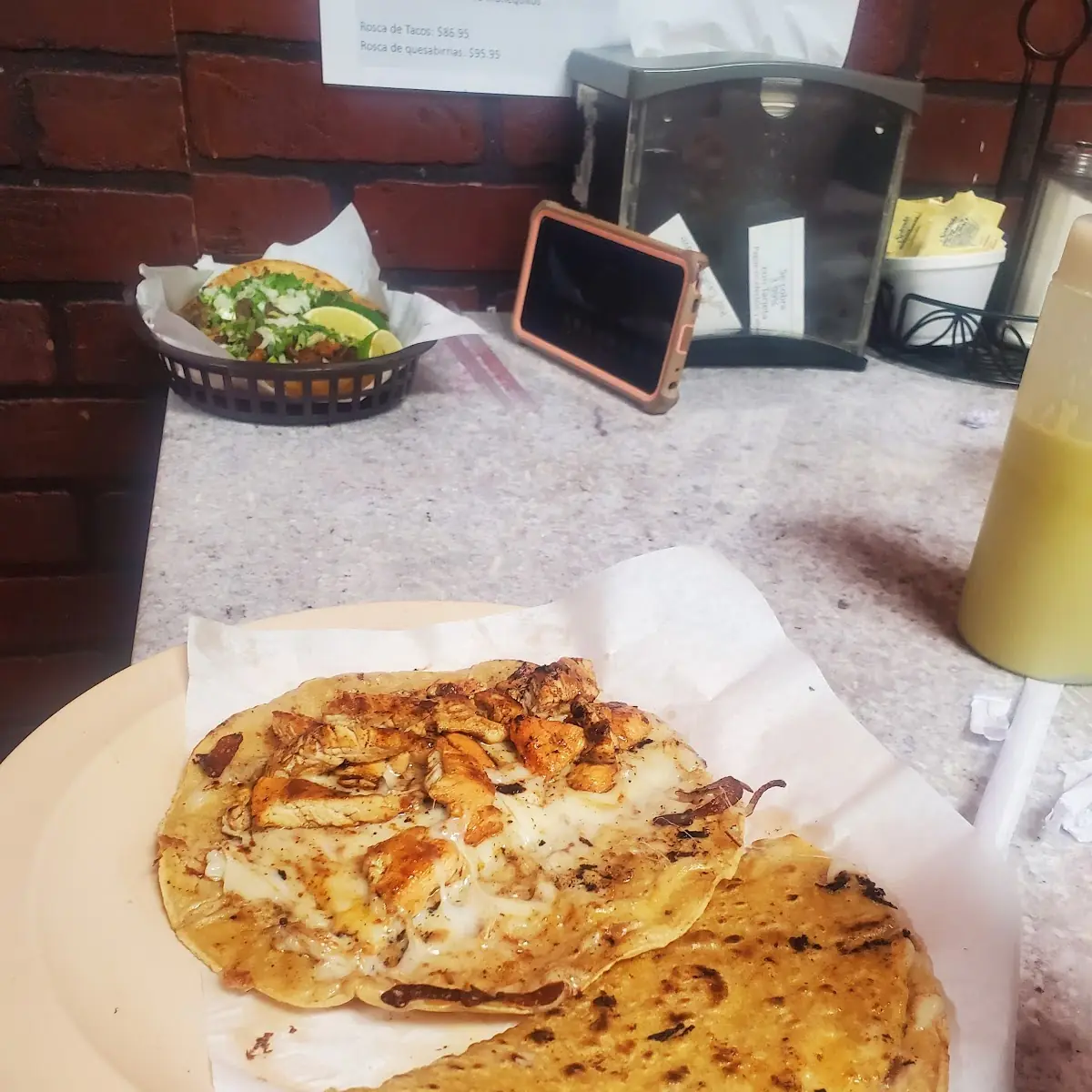 Cheese Quesadilla with Meat