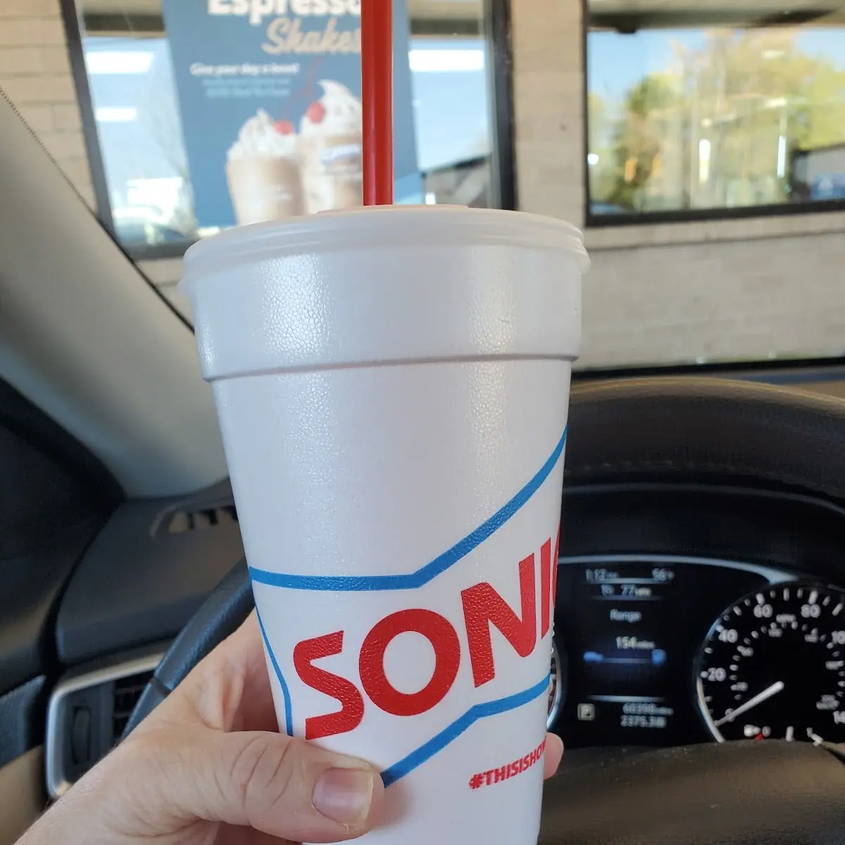 Sonic Blast Made with Oreo Cookie Pieces