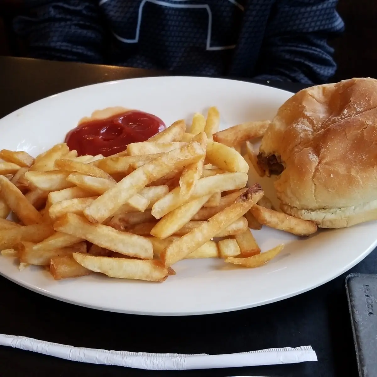 Cheeseburger and Fries