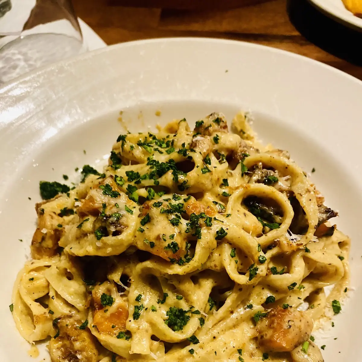 Squash Carbonara Pasta