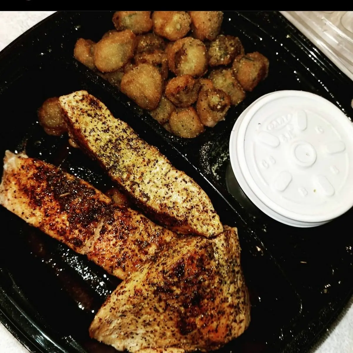 3 Piece Lemon Pepper Salmon Dinner