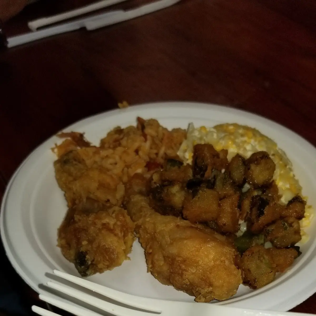Fried Chicken Fried Okra