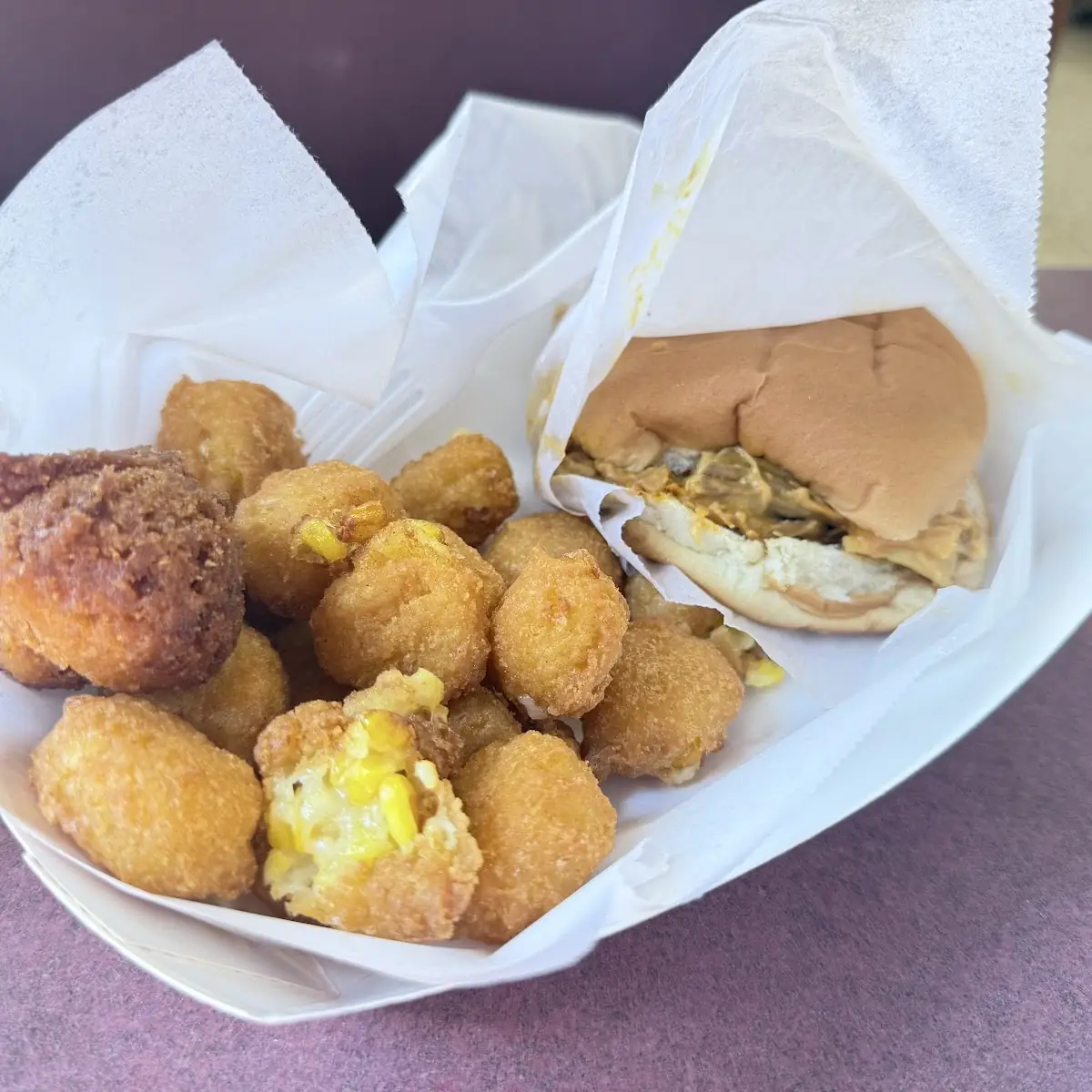 Mild Sauce and Hush Puppies