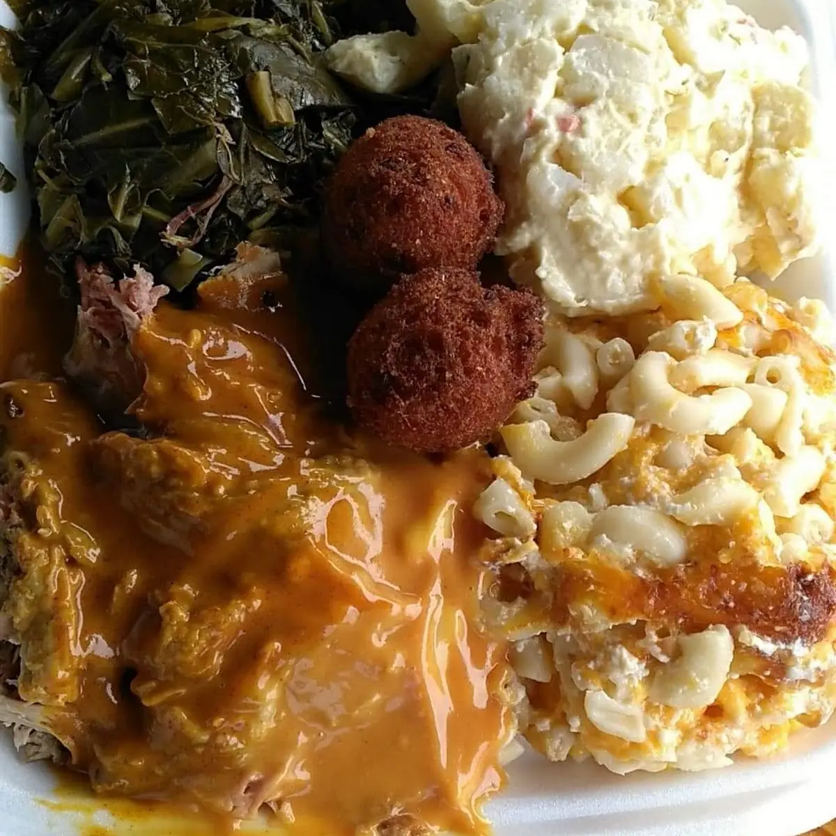 Pork Mac N Cheese