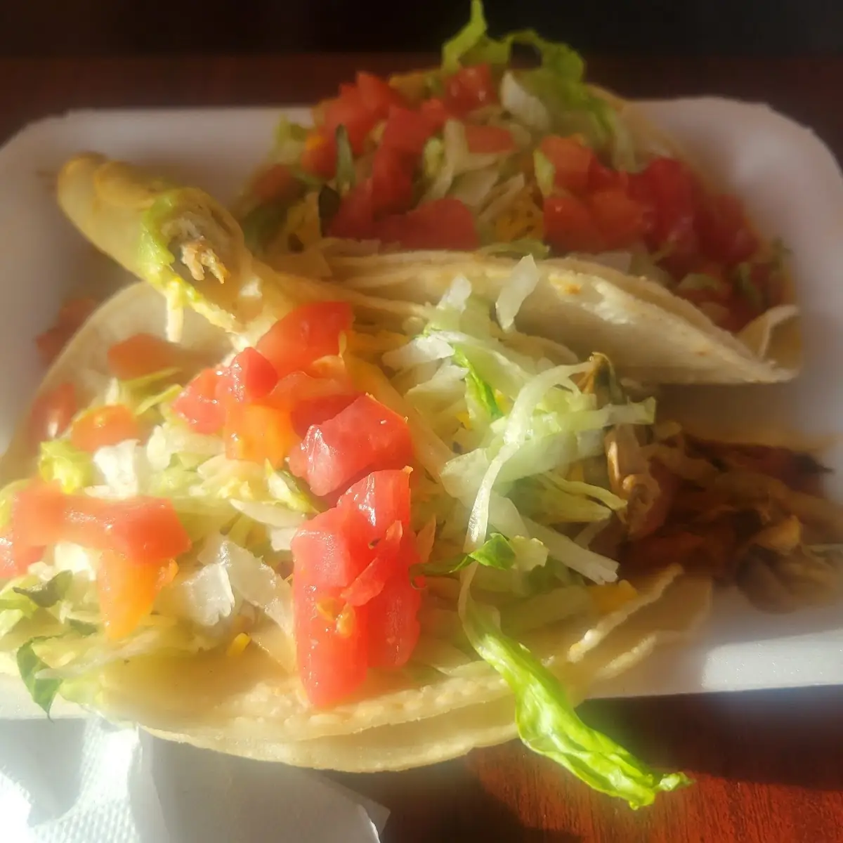 Shredded Chicken Taco