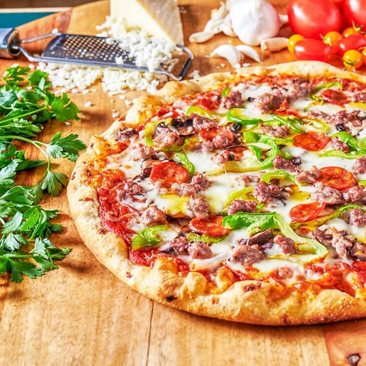All Meat Pizza