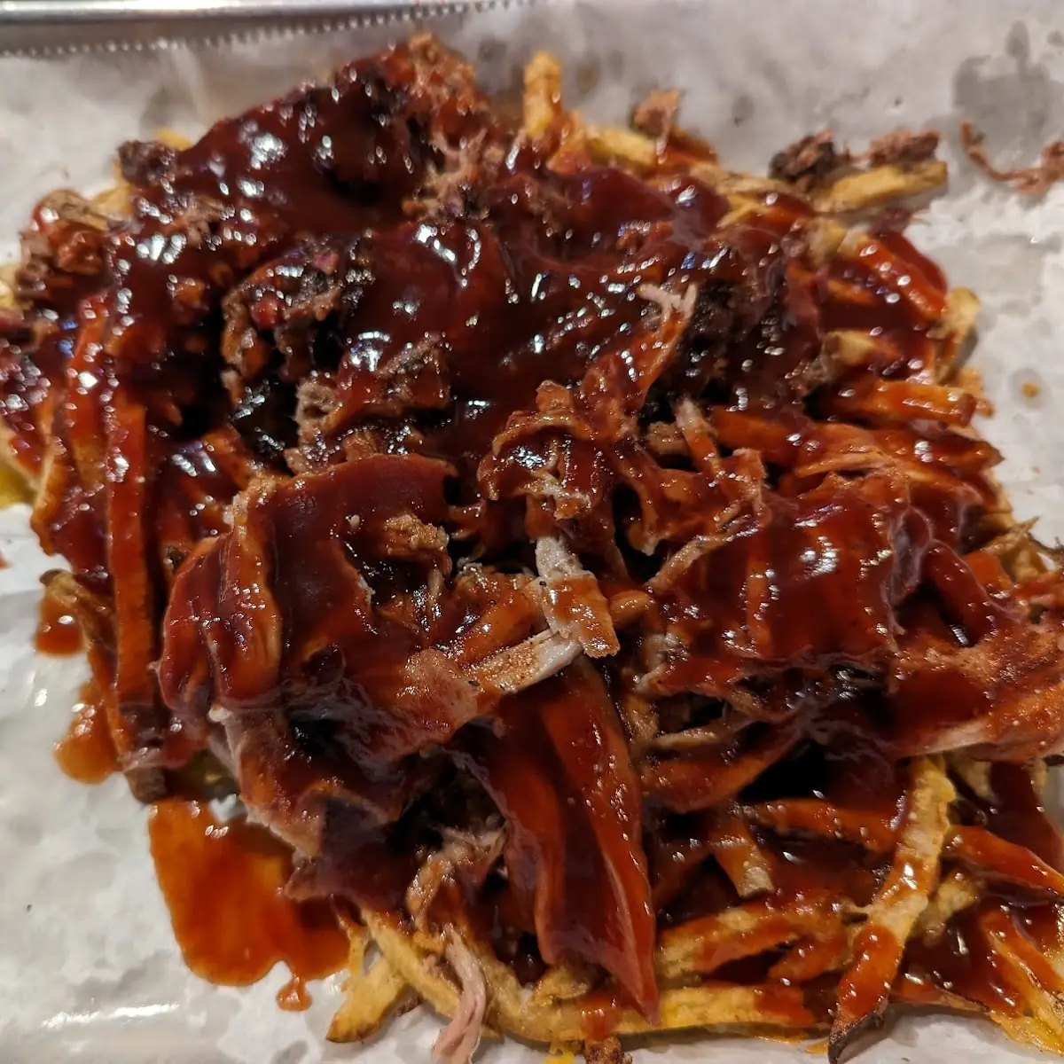 Loaded Fries with Beef and Pork