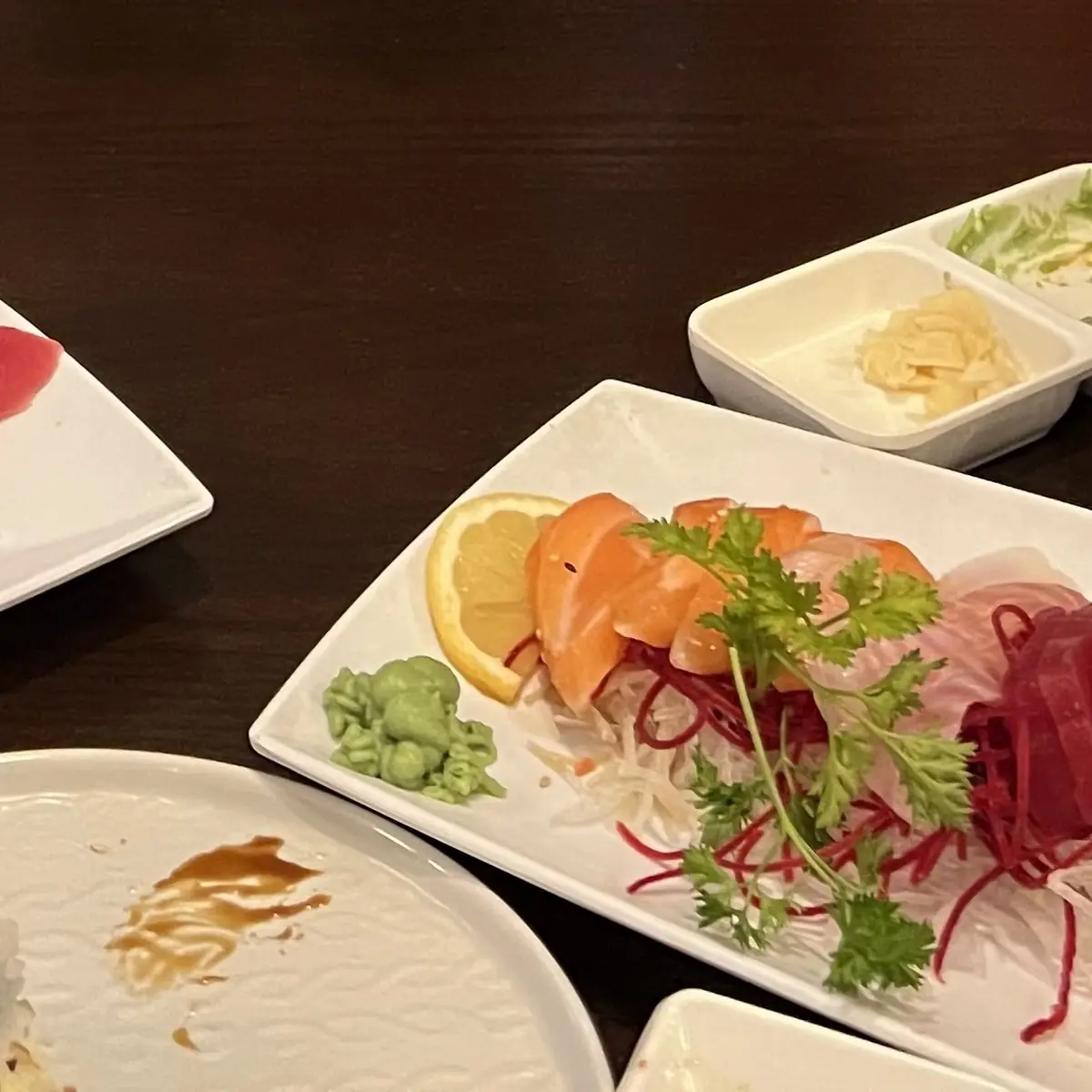 Smoked Salmon Sashimi