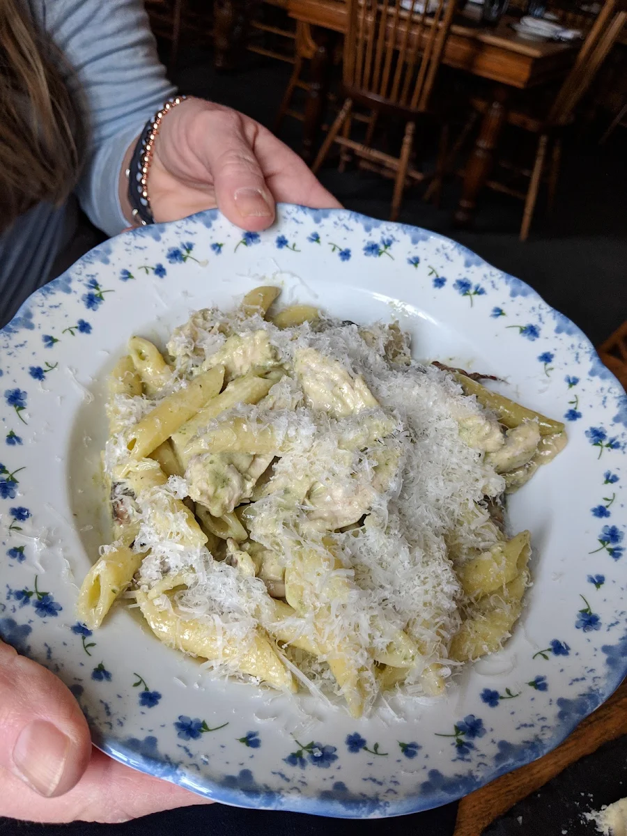 Chicken Penne with Mushrooms, The Globe Restaurant