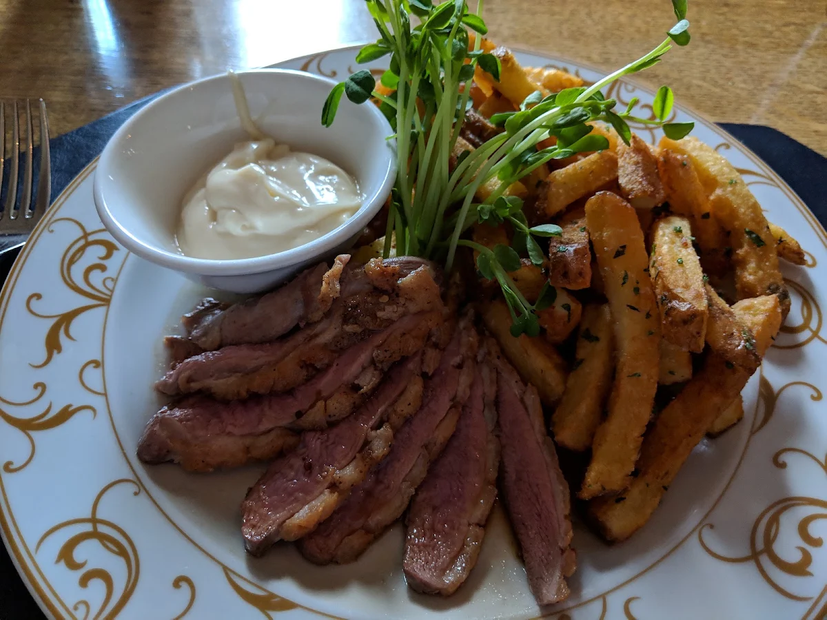 Duck Breast Frites, The Globe Restaurant