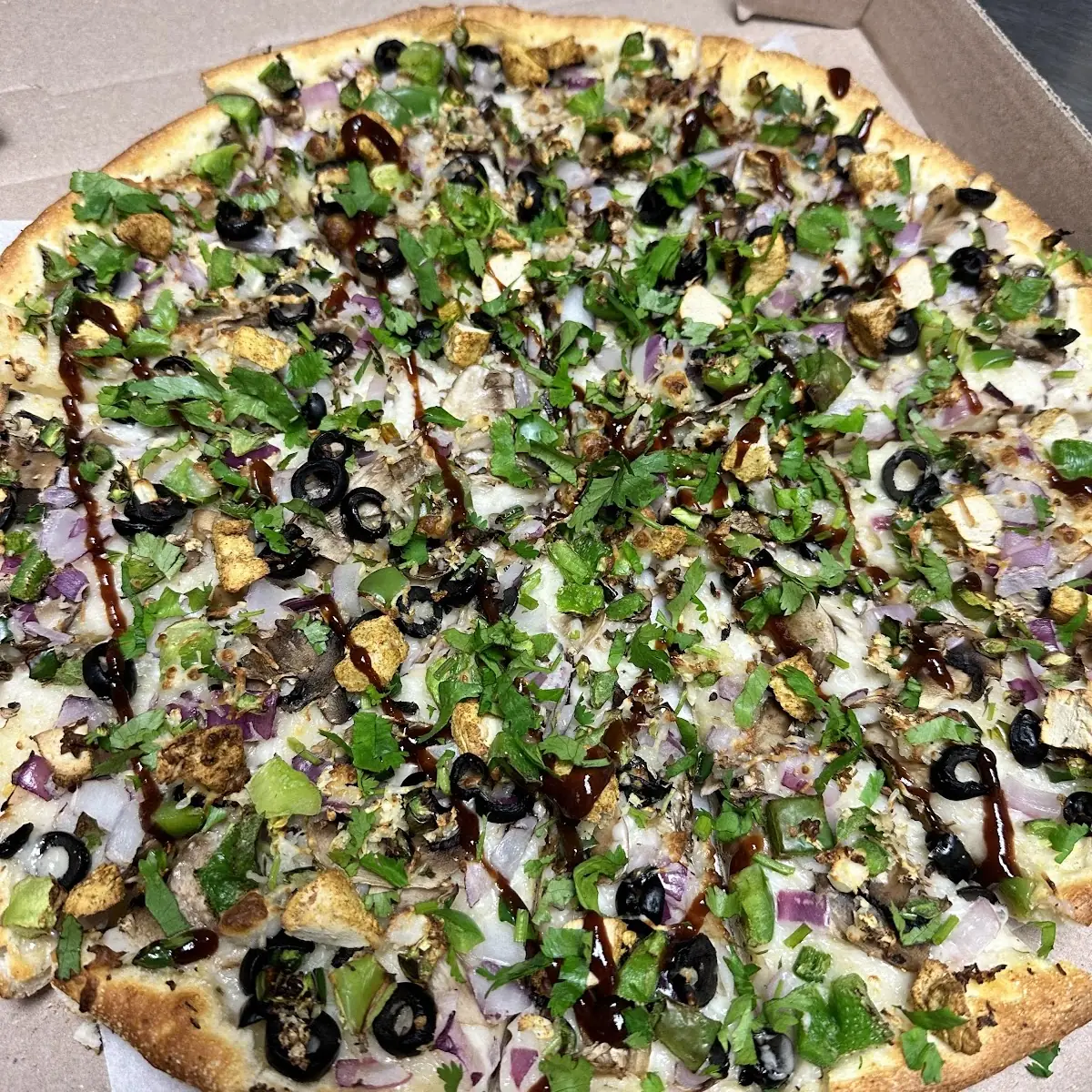 Paneer Tikka Masala Pizza