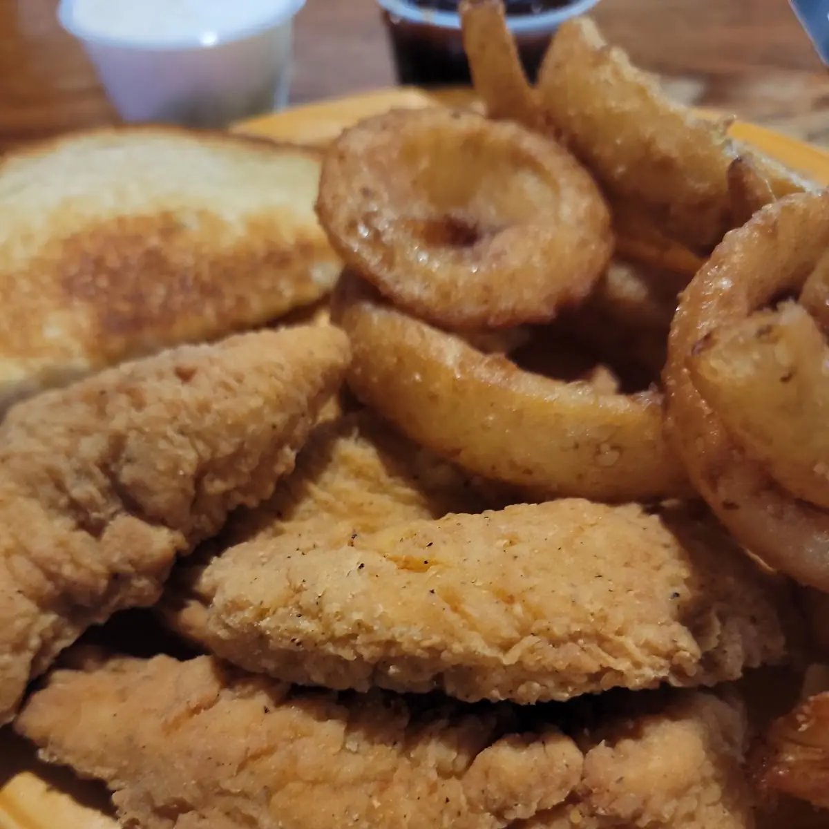 Chicken Strips and Onion Rings