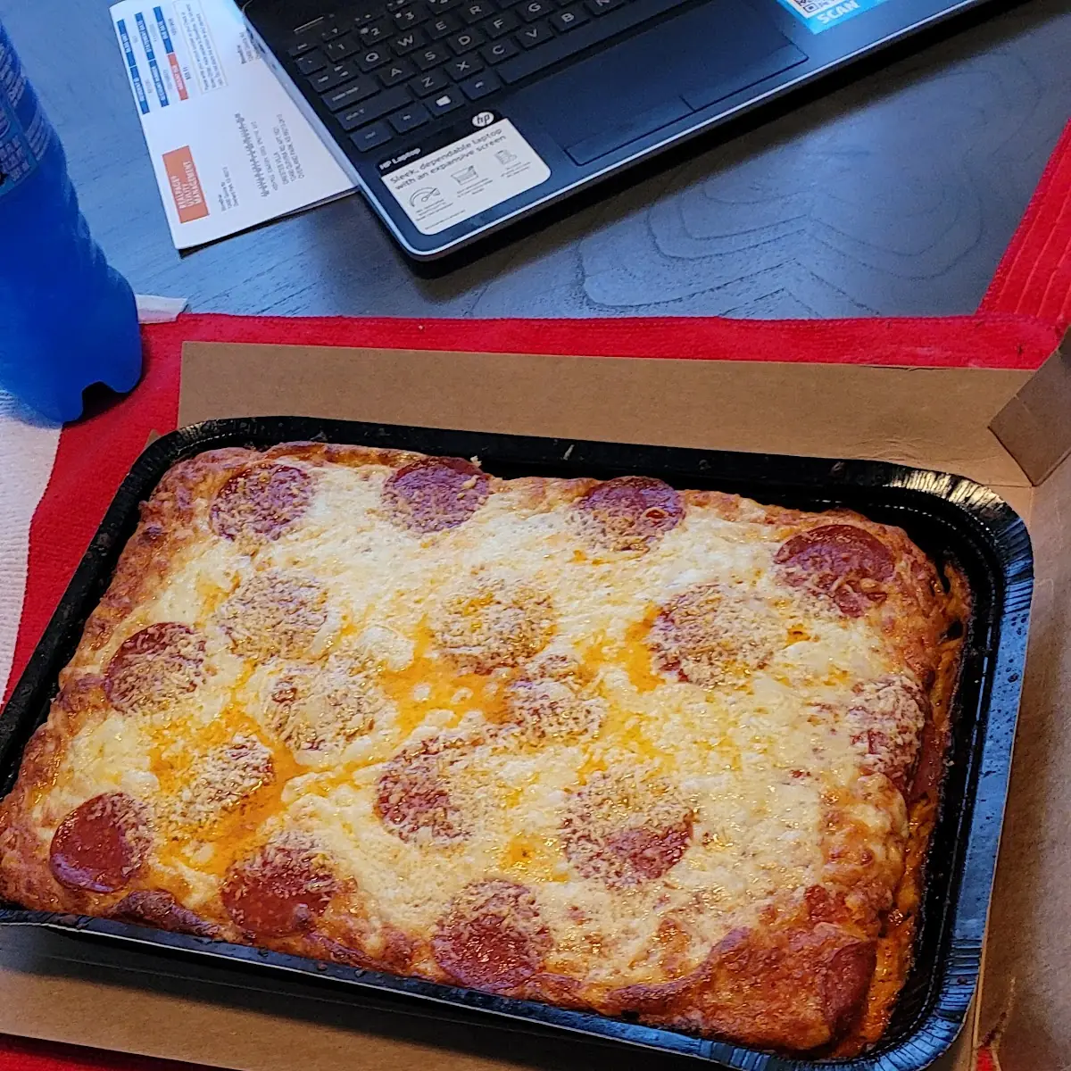 Pepperoni Pizza Carbonara