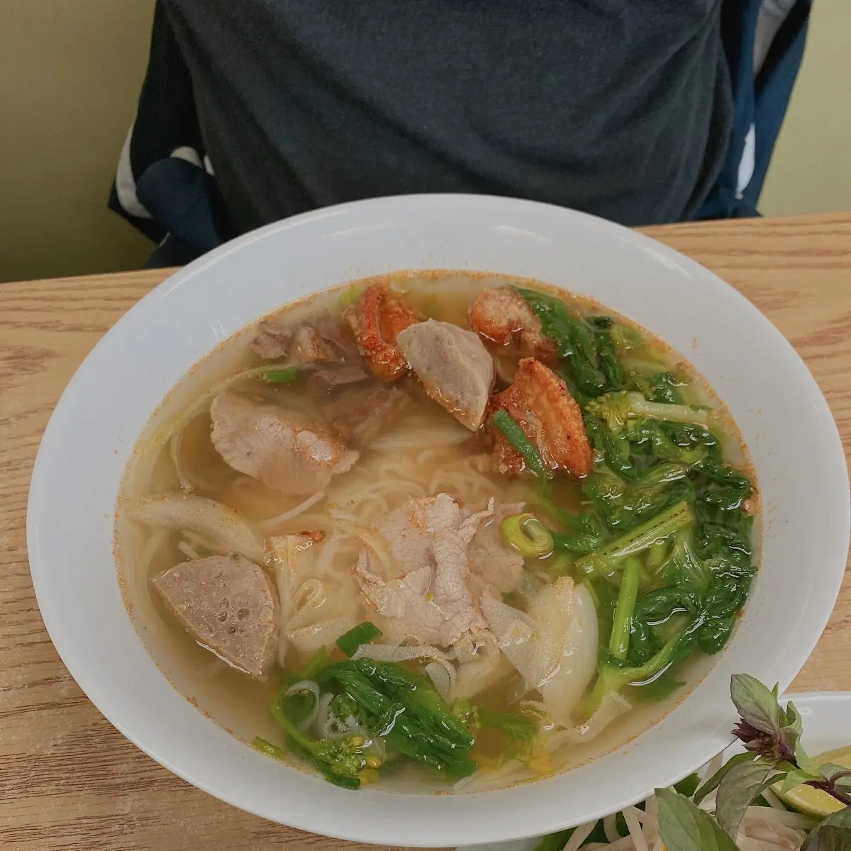 Combination Rice Noodles Soup