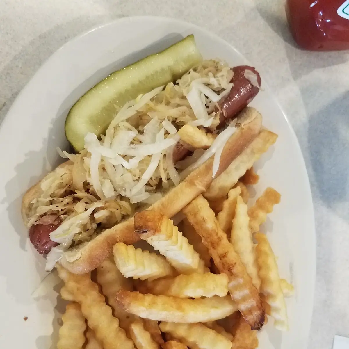 Hot Dog with Fries