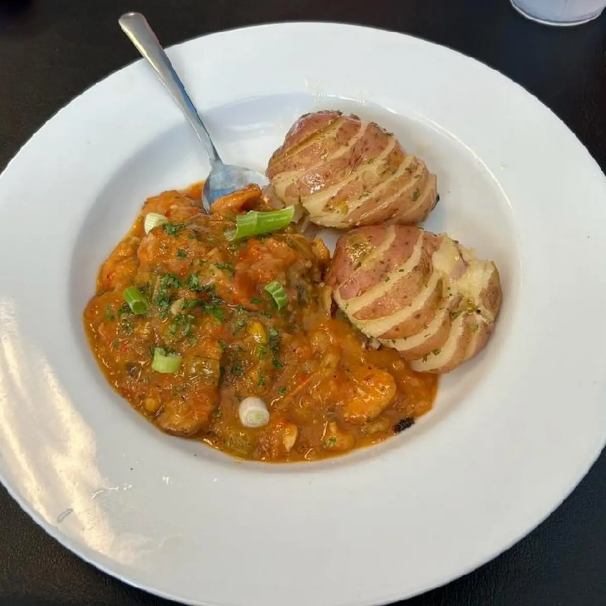 Crab Cake Shrimp Creole