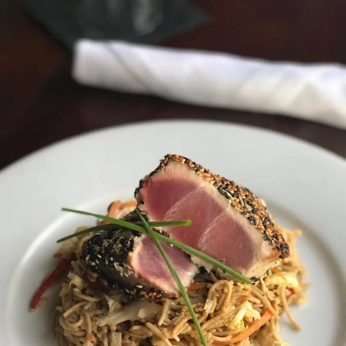Seared Sesame Crusted Ahi Tuna