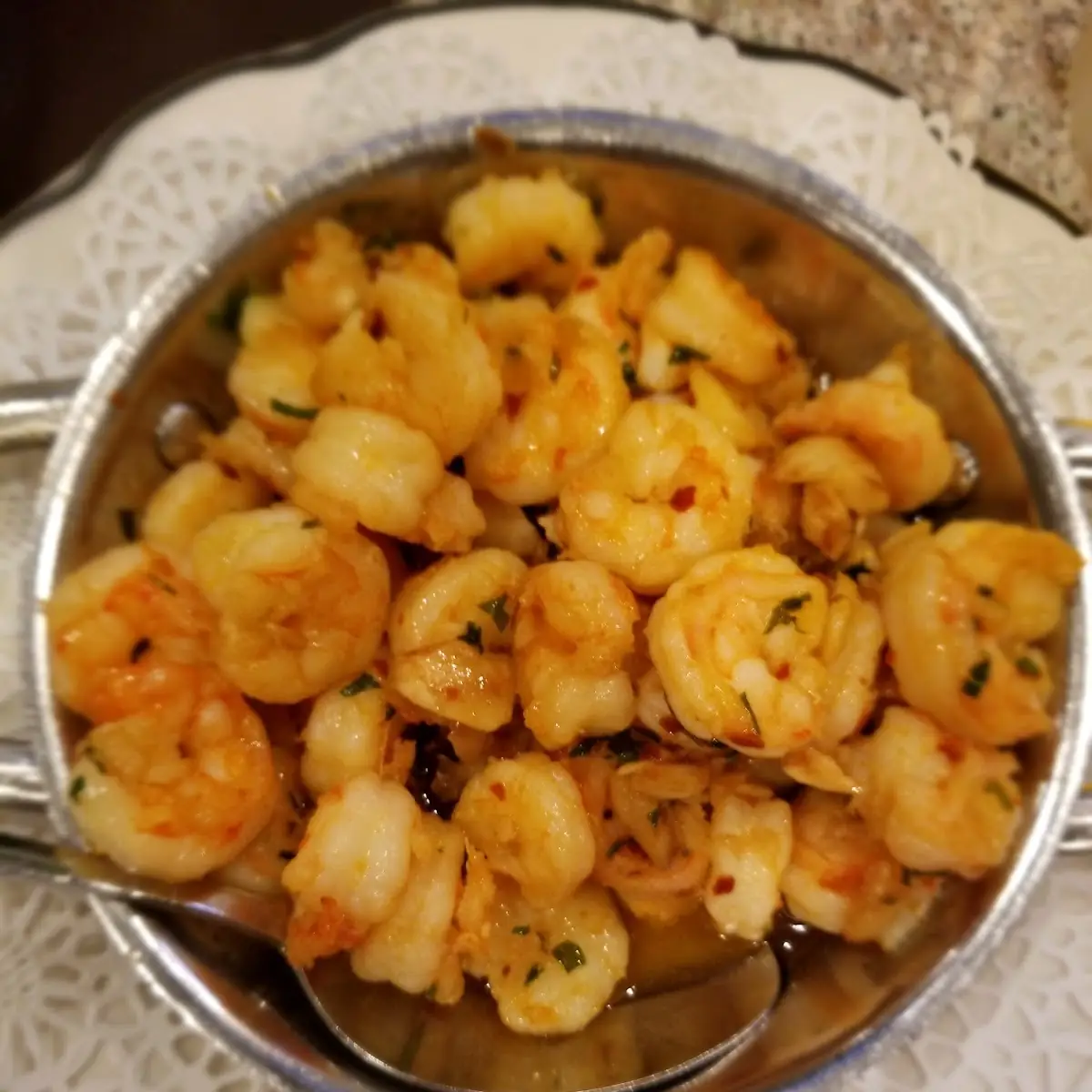 Shrimp in Garlic Sauce