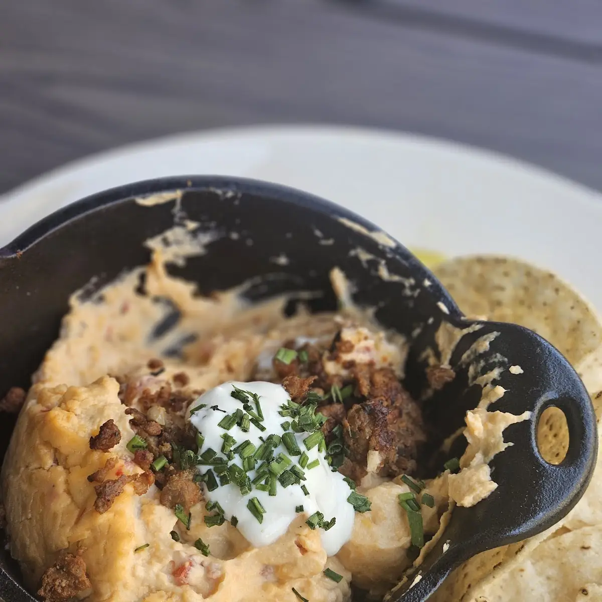 Cast Iron Pimento Cheese Dip