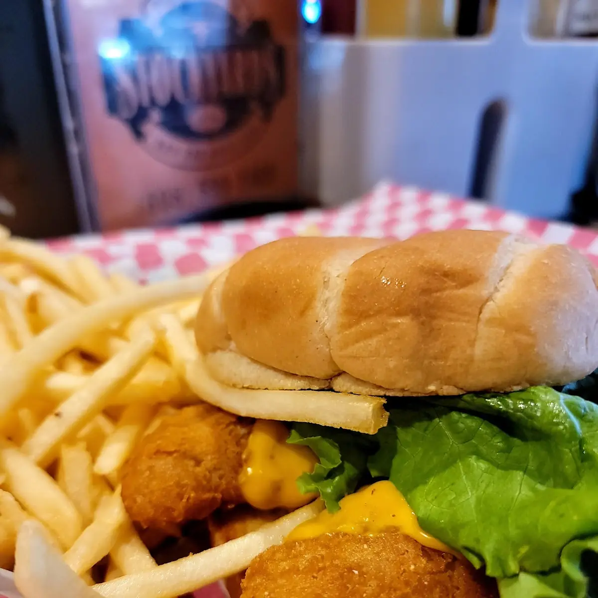 Fish Sandwich and Fries