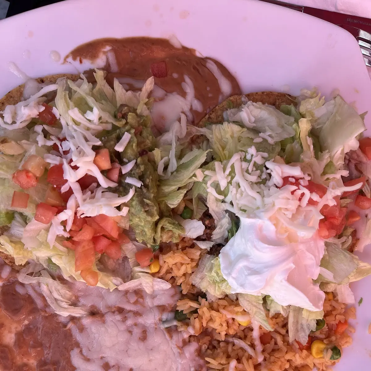Tostada Guacamole