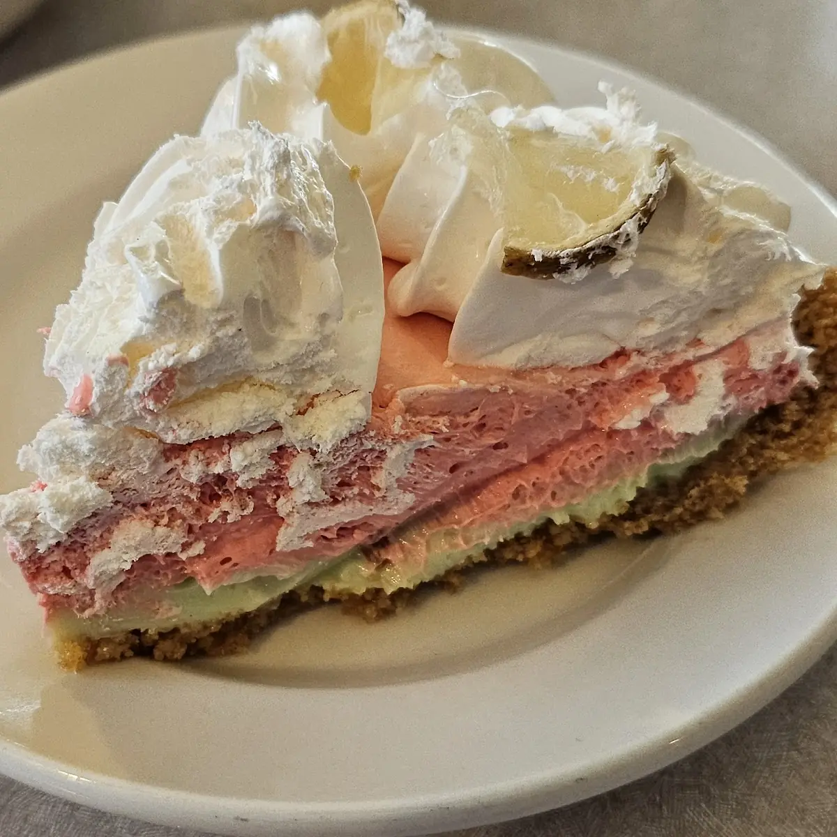 Strawberry Key Lime Pie